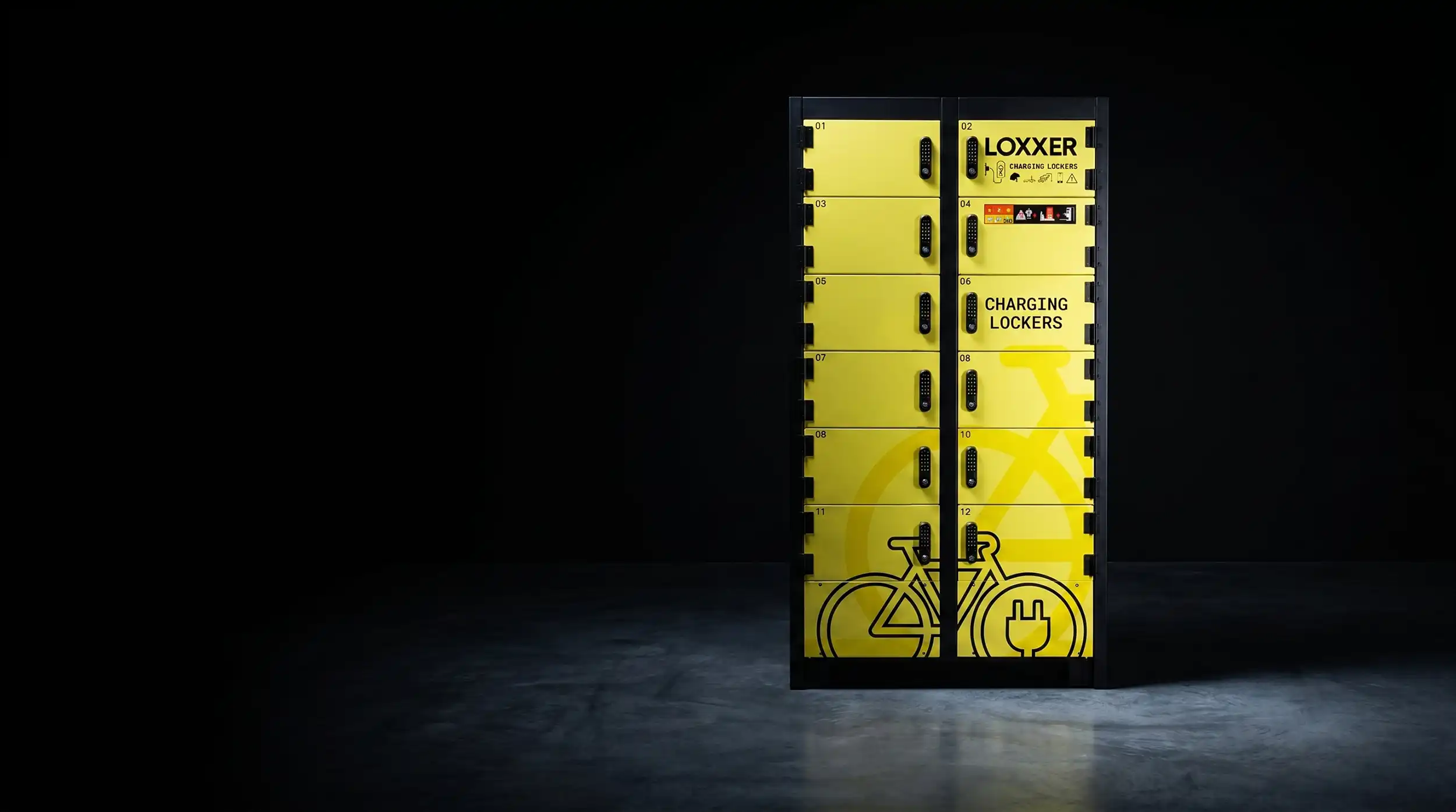 Outdoor locker lithium-ion batterijen van LOXXER